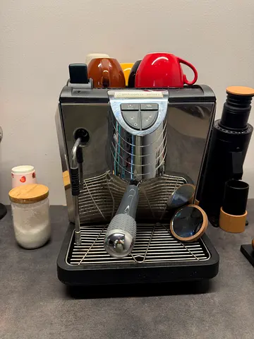 Used Espresso Machine with Portafilter and Accessories