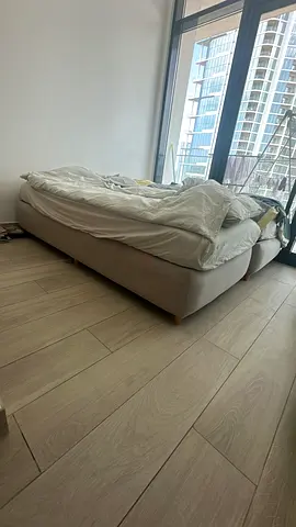 2 single beds including mattress
