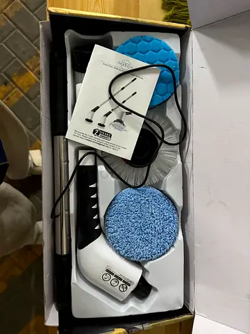 Electric Spin Scrubber with Multiple Brush Heads - Used