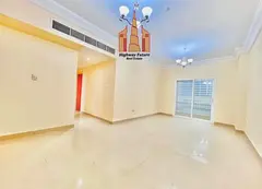 Close to dubai bus stop Luxury 2bhk apartment with wardrobe with balcony