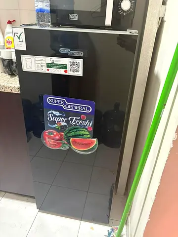 Compact Super General Mini Fridge - Black, Good Condition