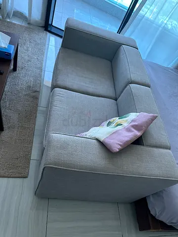 Light grey 2-seater sofa in good condition