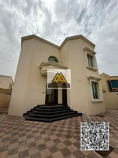 For rent: A distinctive villa in the Al Raqaib area of ​​Ajman, in a vibrant and quiet location,
