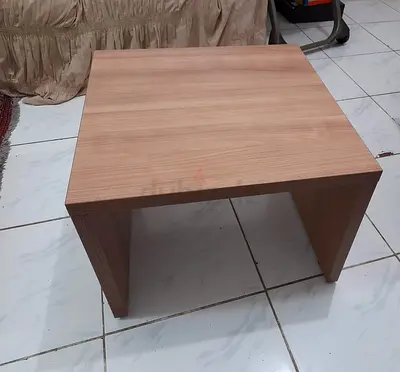 Two Wooden Side Table / Coffee Table - Light Oak Finish