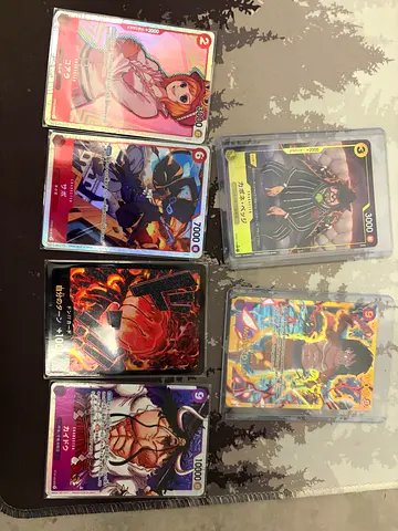One piece tcg SR cards