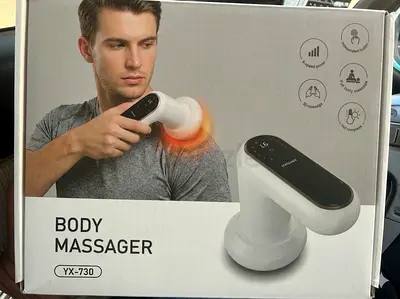 MADGAGE YX-730 Handheld Body Massager with Heat and Adjustable Speeds