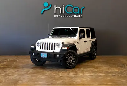 AED 2,490 P.M • 0% Downpayment • Jeep Wrangler Sport Unlimited • 1 Year Warranty