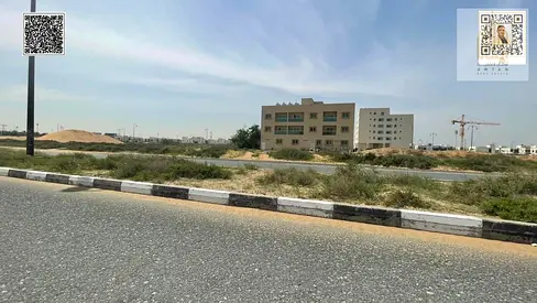 For sale A prime residential commercial plot of land in Ajman's Al Yasmeen district.