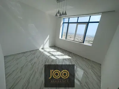 Super deluxe 3-bedroom apartment in Al Naeemiya 3, Khalifa Street, 2 bathrooms, balcony, open view, spacious, AED 64k–65k, 4–5 payments, AED 5k deposi