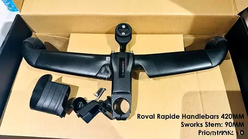 Roval handle bar + Sworks Stem