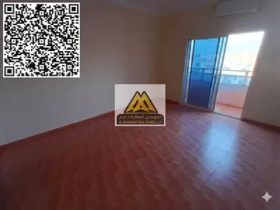 بلكونة باطلالة مميزة | استديو مساحة كبيرة جدا | مطبخ شبه منفصل | تكييف اسبليت | سهل المخرج للشارقه ودبي