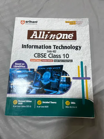Arihant Information Technology Guide CLASS 10