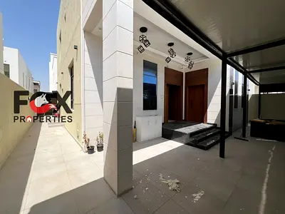 Villa for annual rent in Al Bahia, fully furnished with appliances and internet. 5 master bedrooms, living room, main kitchen, salon, fully equipped m