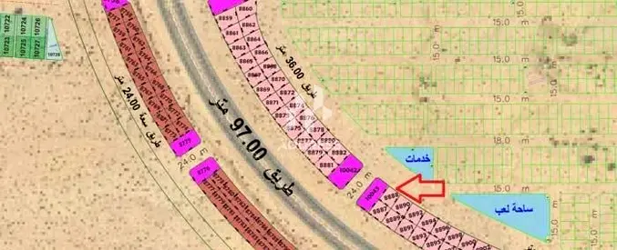 Commercial Land for Sale on 36m Street in Muzairah