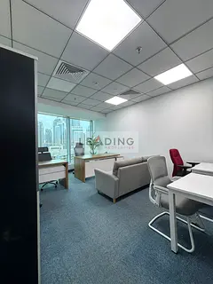 Furnished Office | High Floor | Burj &amp; Downtown View