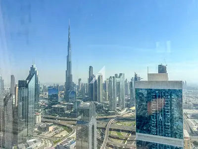 Premium Office I Burj Khalifa and SZR View