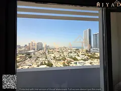 For annual rent first tenant: 1 bedroom reception apartment on Ajman Corniche, breathtaking sea view