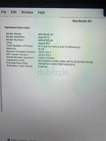 MacBook for sale