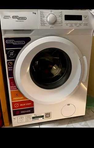 Super General 7kg Front Load Washing Machine - Good Working Condition