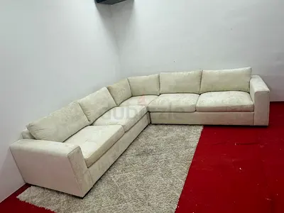 Perfect condition pottery barn beige color corner lshape sofa