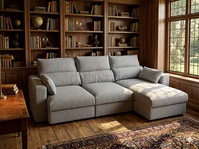 Brand new condition ikea eskilstuna L shape sofa under storage