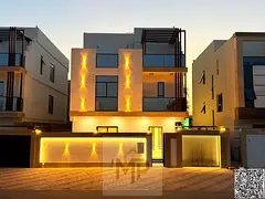 Luxury villa in Al-Haliou 2, opposite Al-Hamidiyah Park. Modern design and VIP finishing. Garden and