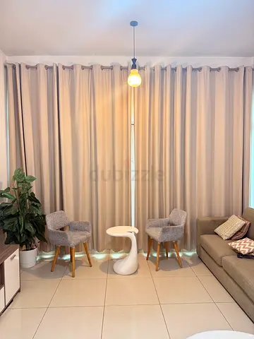 3 set Blackout Curtains - incuding rodes