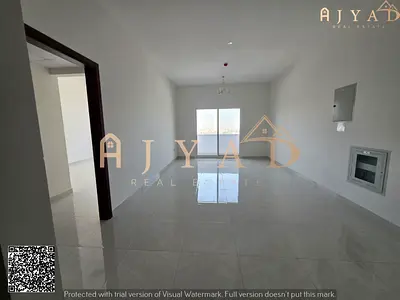 For annual rent first occupancy: 1 bed hall apartment on Corniche Ajman, sea view, master bedroom, 2 bathrooms, balcony, central AC, free parking,