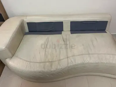 Free - Small cream two-seater sofa / loveseat in good used condition
