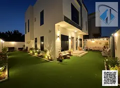 Villa for sale in Ajman, connected to electricity, water, and air conditioning, at a bargain price,