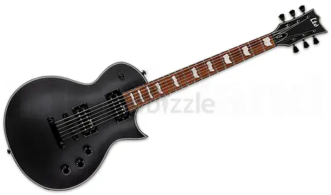 Used ESP LTD EC-256 Electric Guitar - Satin Black, Good Condition