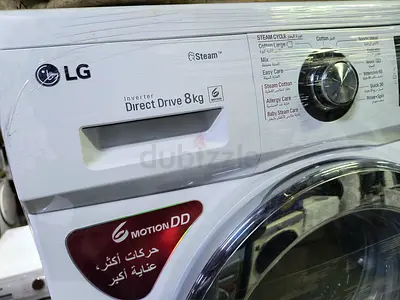 LG 8 Kg Touchscreen Inverter Direct Drive Front Load Washing Machine - 6 Motion DD