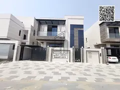 Villa for sale in Ajman | Al Bahia area | 5 bedrooms, majlis, 2 living rooms and maid's room | F