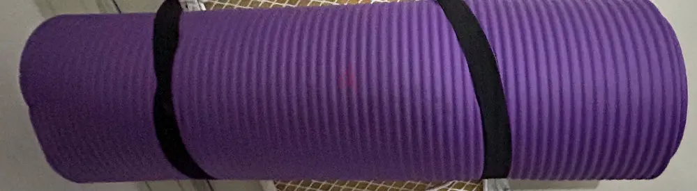 Yoga mat and knee pads