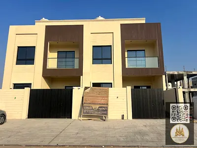 Townhouse for sale in Al-Haliyo 2, modern design consisting of two floors and a roof, with spacious areas and a prime location suitable for living and