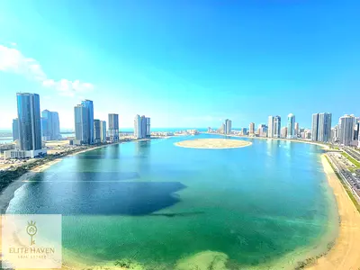 SEAFRONT 1BHK APARTMENT PRIME LOCATION WITH BALCONY GYM POOL COVERED PARKING