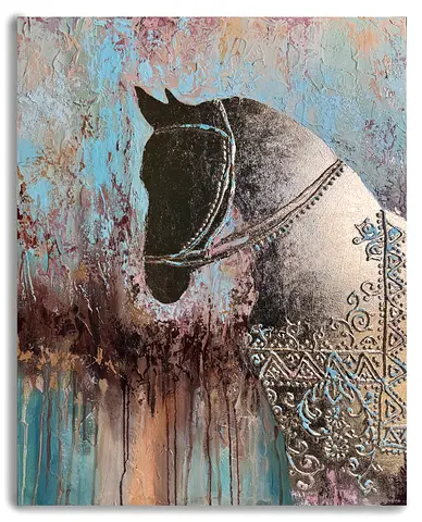 The interior painting Horse
