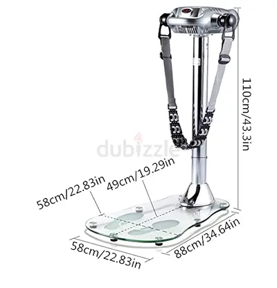 Standing Vibration Plate Slim Body Shaper with Hand Straps (Used)
