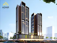 No Commission \ FULL Furnished 1BR | Guzel Towers Block A | Downtown &amp; Skyline Views \ CASH