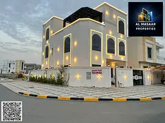 A modern villa, including registration and ownership fees, is available opposite a mosque and direct