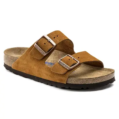 Birkenstock Arizona suede sandals - brown,