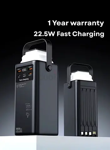 Power Bank 50000mAH 22.5W Fast charging