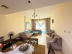 827 SQFT 1-Bedroom Apartment with Open Views on a High Floor – Available for Rent at 56,000 AED.