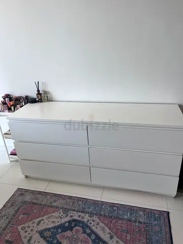 White IKEA drawers