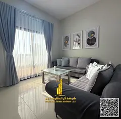First occupancy, beautiful furnished one-bedroom apartment with new furniture for monthly rent in Aj