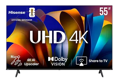 Hisense 55 UHD 4K Smart TV (Dolby Vision) - 55 Inch