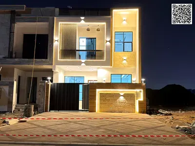A villa including registration and ownership fees, modern, opposite a mosque and with direct servic