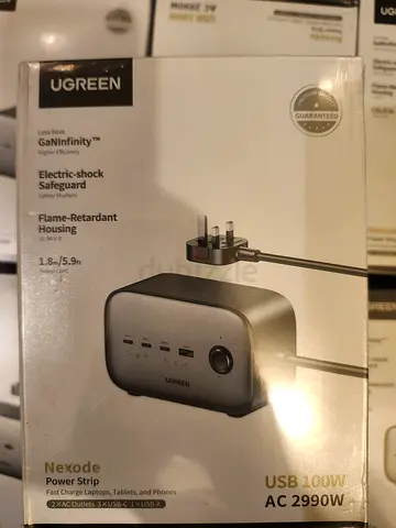 UGREEN Nexode USB Power Strip with Surge Protection (AC2990) - New in Box