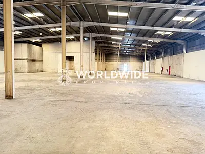 Large-scale ground floor warehouse (15,000 SQ FT) with 75 kW power in prime industrial location.