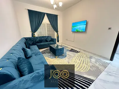 1BR + living in Al Rashidiya 3 🌟 Balcony, central AC ❄️ AED 3,700 | Bills incl. (excl. gas) |